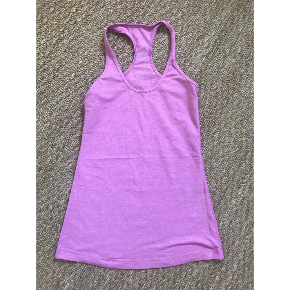 Lululemon Heathered Pink Tank Top